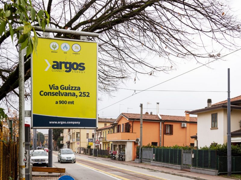 Palina 100x140 fermata Bus - Via Guizza - Padova