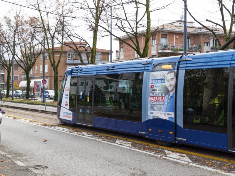 Pubblicità dinamica su Tram - Padova